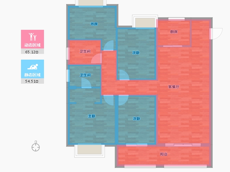 江西省-九江市-中梁-108.01-户型库-动静分区