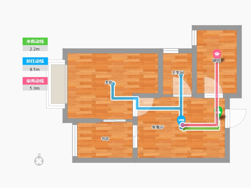 河南省-漯河市-大唐凤凰府-43.53-户型库-动静线