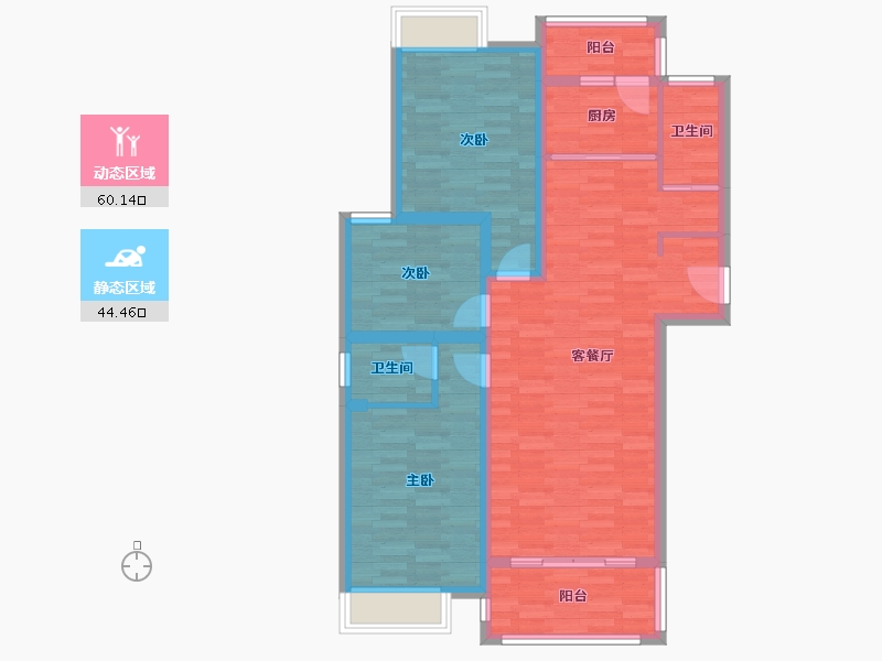 江西省-抚州市-新城丽景-93.46-户型库-动静分区