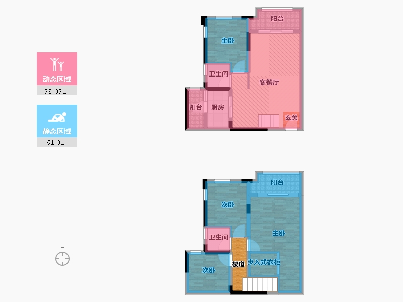 四川省-资阳市-置地城-104.74-户型库-动静分区