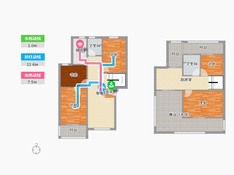 湖北省-武汉市-常青花园-153.09-户型库-动静线