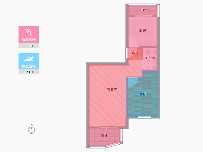 北京-北京市-宏盛家园-41.80-户型库-动静分区