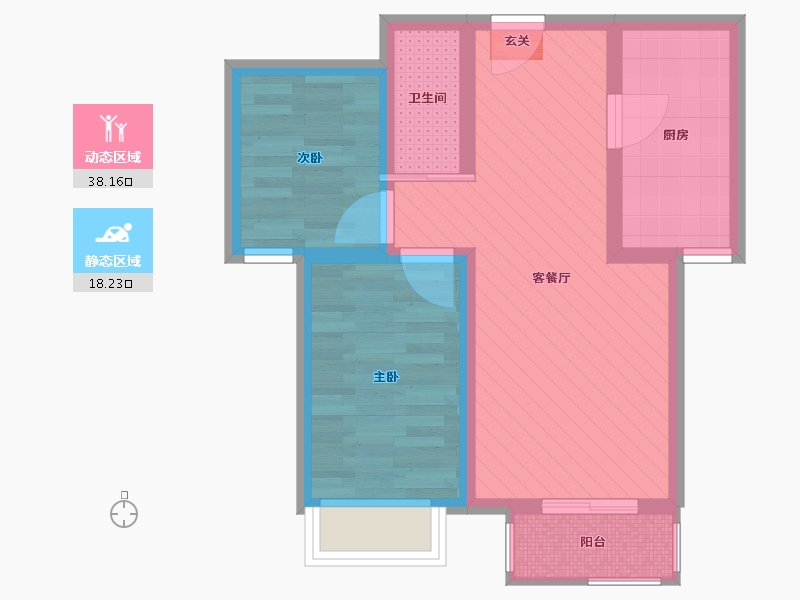 天津-天津市-金泉里-48.00-户型库-动静分区