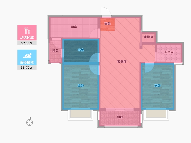 山西省-运城市-天鹅湾-78.66-户型库-动静分区