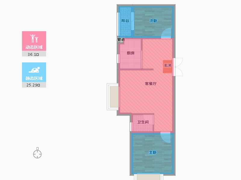 河北省-石家庄市-瑞城-53.53-户型库-动静分区