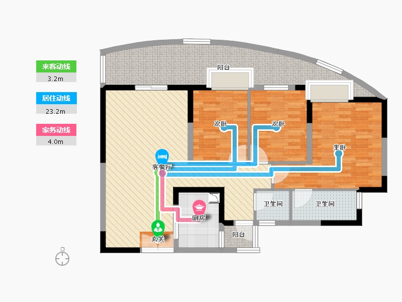 四川省-泸州市-碧桂园生态城-102.18-户型库-动静线