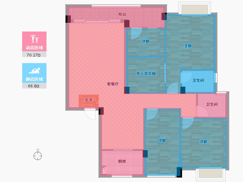 湖南省-郴州市-三江-123.06-户型库-动静分区