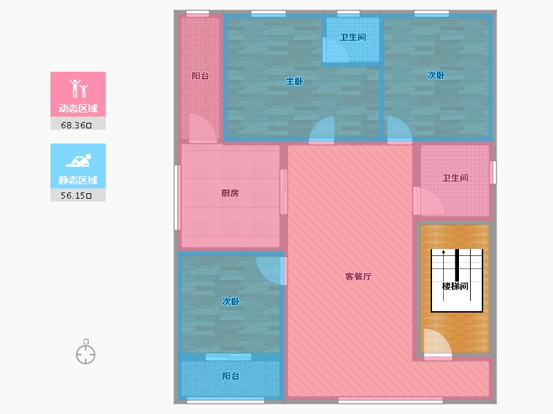 湖北省-黄冈市-罗田县-120.00-户型库-动静分区