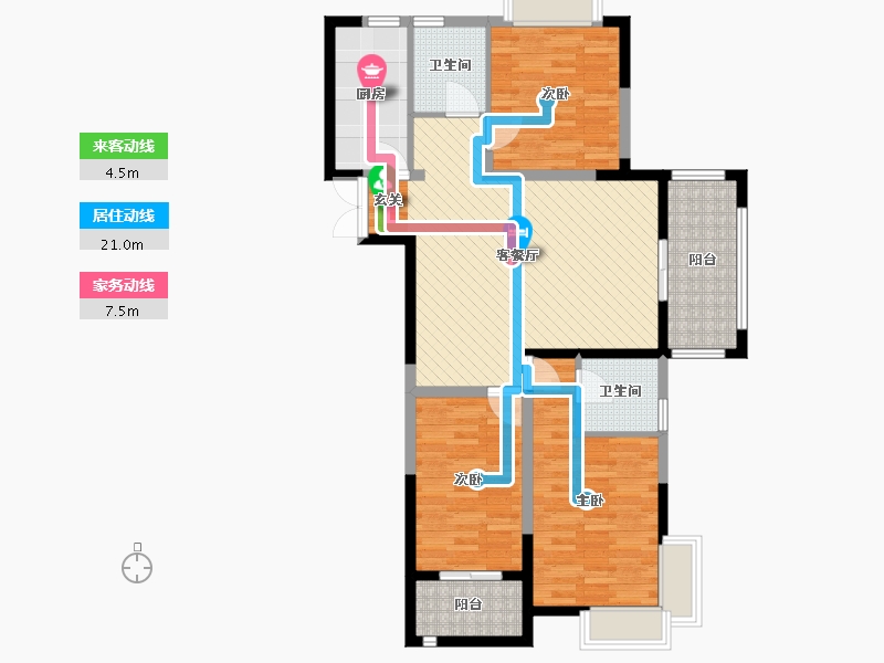 安徽省-池州市-曼哈顿MOMA国际社区-97.06-户型库-动静线