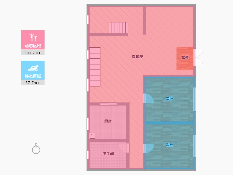 北京-北京市-自建房-127.70-户型库-动静分区