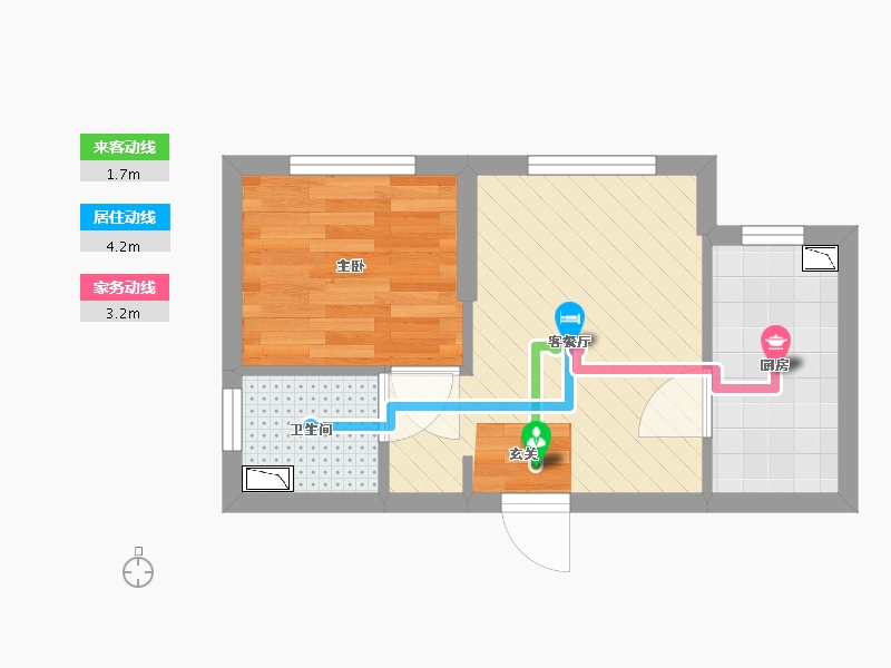 河北省-廊坊市-甜城三九街区-27.17-户型库-动静线