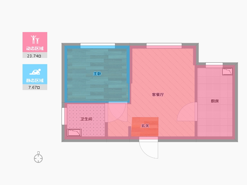 河北省-廊坊市-甜城三九街区-27.17-户型库-动静分区