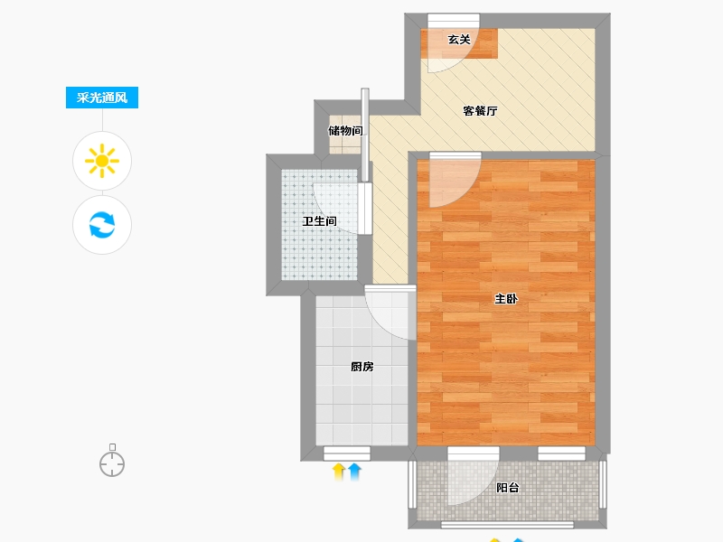 北京-北京市-万寿路-31.71-户型库-采光通风