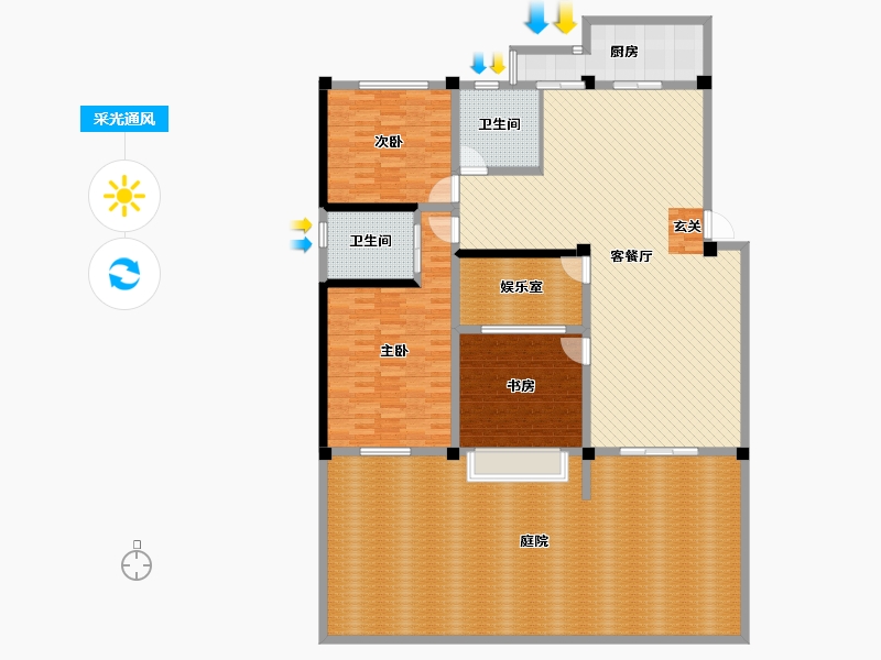 云南省-昆明市-城市映像-220.44-户型库-采光通风