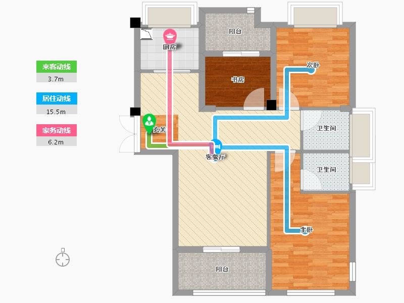 福建省-福州市-19区2101-81.60-户型库-动静线