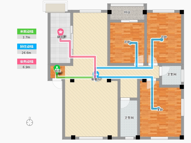 湖北省-荆州市-湖北省松滋市这家场镇柳林商业街-122.04-户型库-动静线