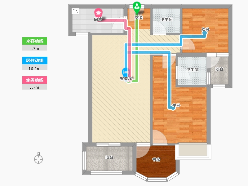 福建省-南平市-建发悦城-76.53-户型库-动静线