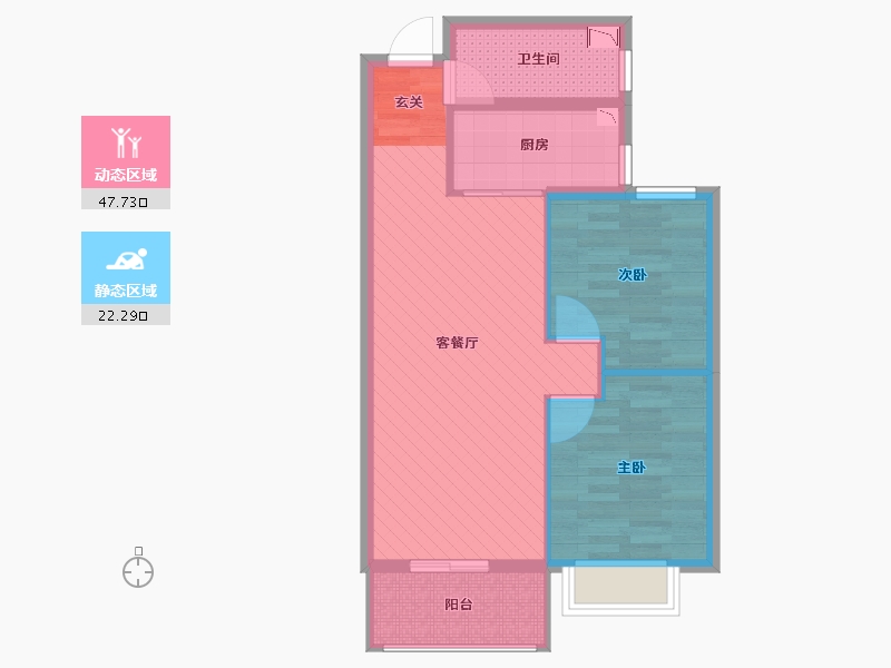 山西省-晋中市-田森-62.09-户型库-动静分区