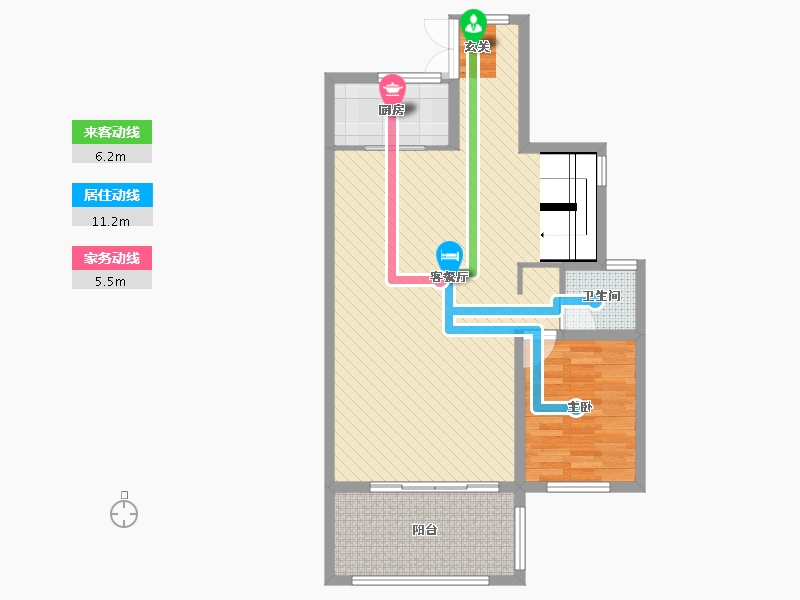 四川省-成都市-花样年香门第-80.60-户型库-动静线