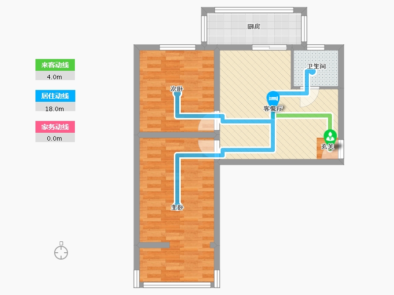 河北省-石家庄市-经编小区-64.30-户型库-动静线