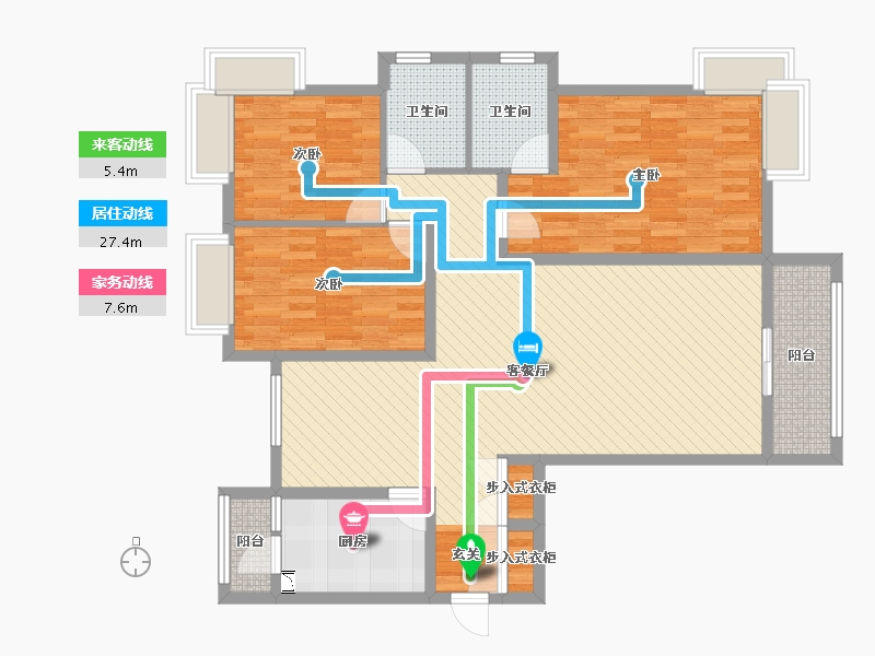 广东省-深圳市-益田村-115.01-户型库-动静线