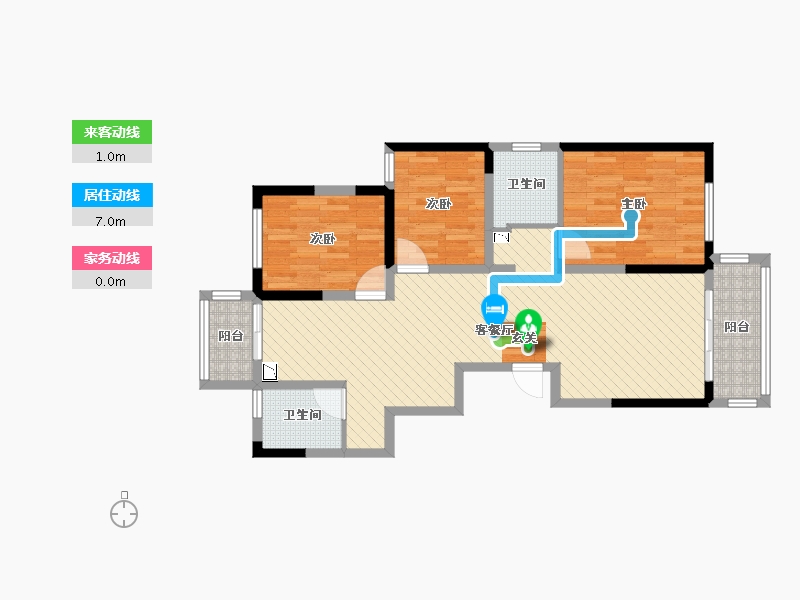 江苏省-徐州市-群冠名苑-82.46-户型库-动静线