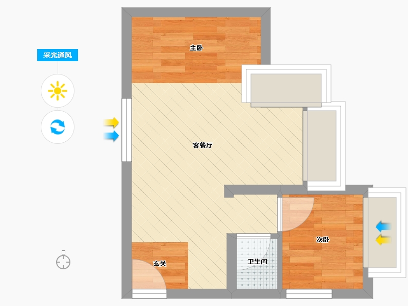 河北省-保定市-化二西区-30.22-户型库-采光通风