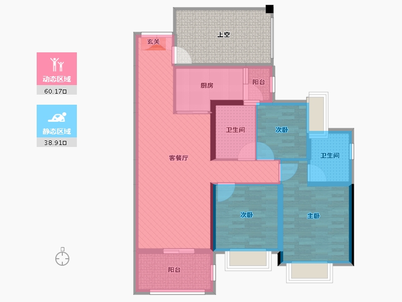 广东省-湛江市-盛和园-98.73-户型库-动静分区