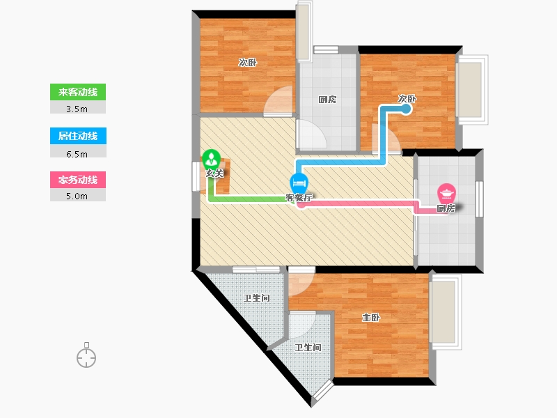 福建省-福州市-三江城-81.60-户型库-动静线