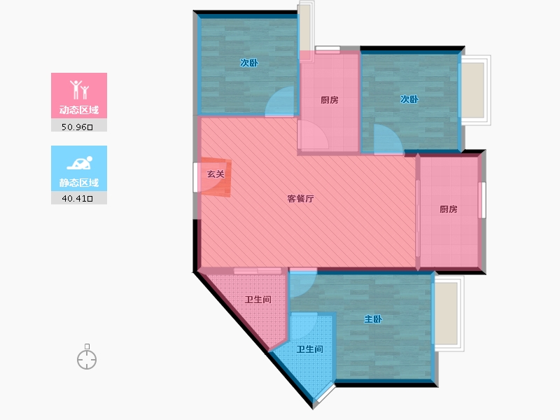 福建省-福州市-三江城-81.60-户型库-动静分区