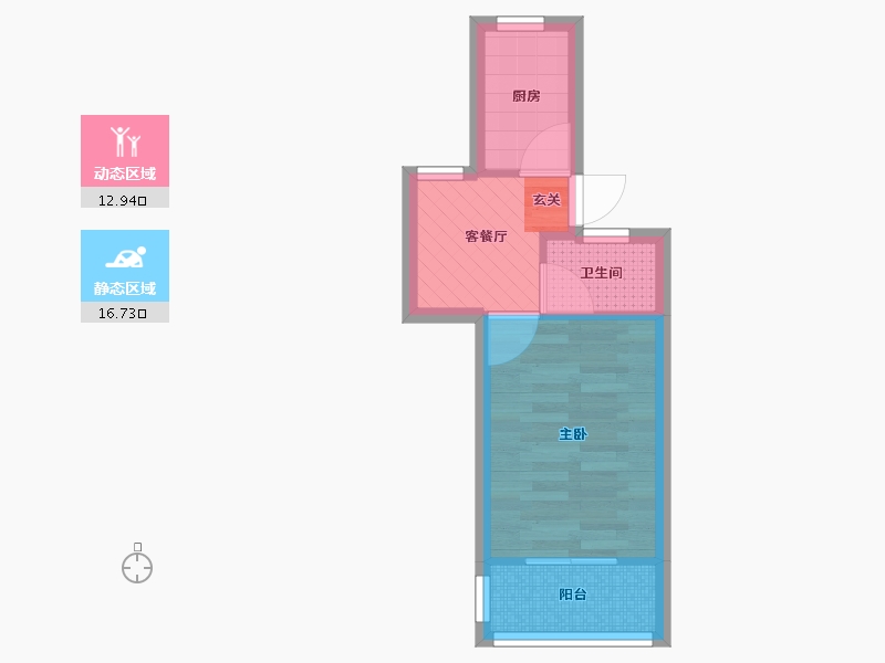 上海-上海市-呼玛三村474号-25.18-户型库-动静分区