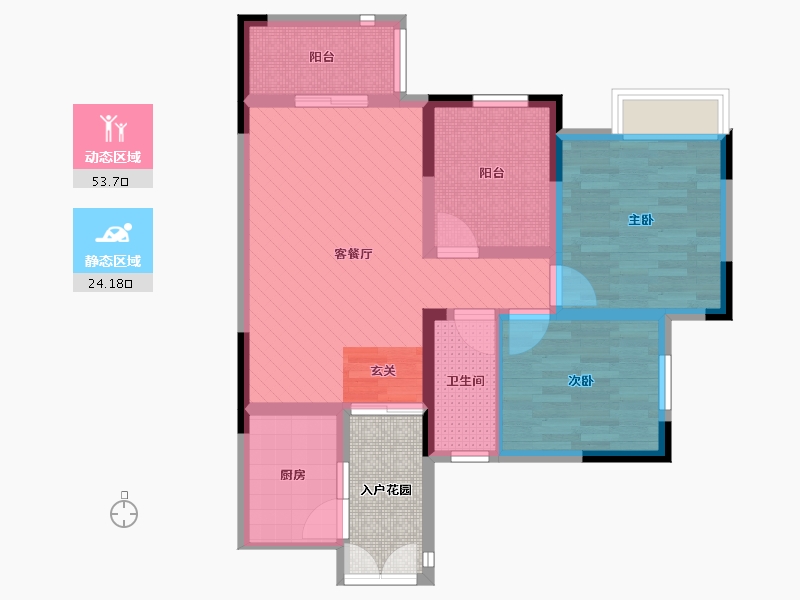 四川省-成都市-明族商业城-72.59-户型库-动静分区