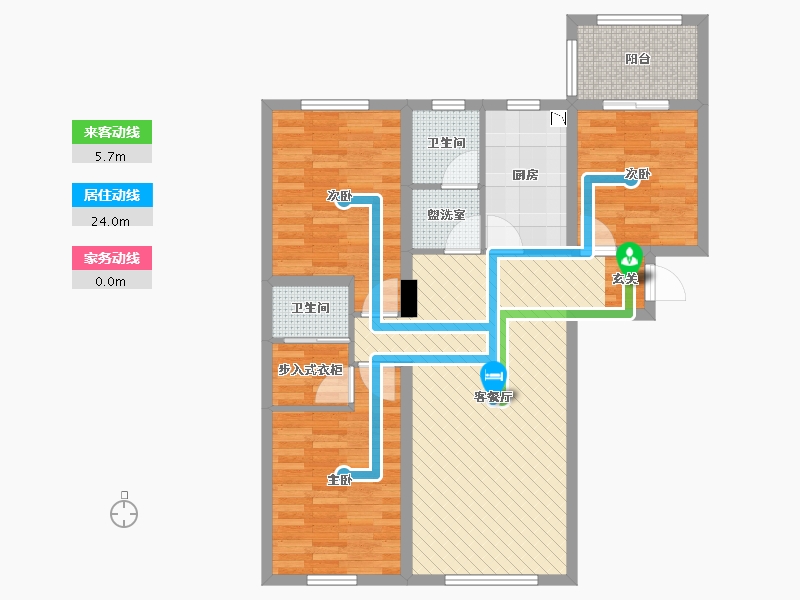 黑龙江省-佳木斯市-万象府-87.88-户型库-动静线