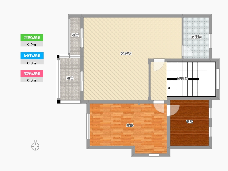 浙江省-嘉兴市-自建-104.80-户型库-动静线