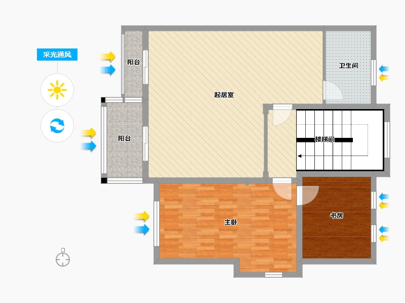 浙江省-嘉兴市-自建-104.80-户型库-采光通风