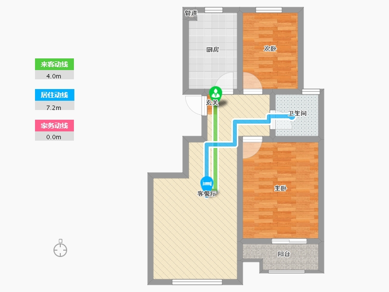 河北省-邯郸市-滨河花园-62.16-户型库-动静线