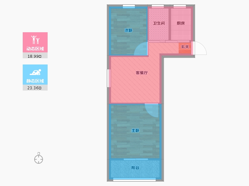 上海-上海市-瑞冬小区-36.59-户型库-动静分区