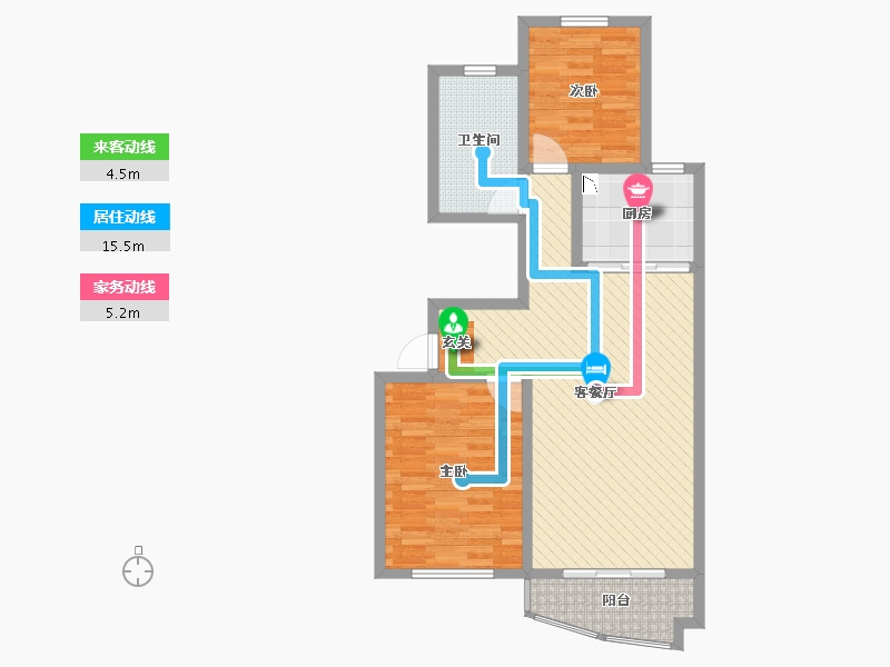 安徽省-芜湖市-左岸生活-77.17-户型库-动静线