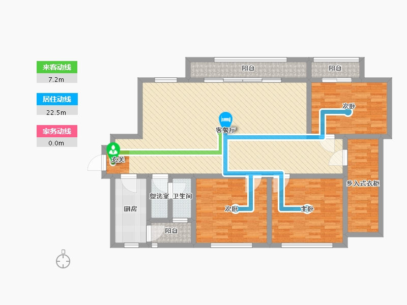 四川省-成都市-安置小区-111.22-户型库-动静线