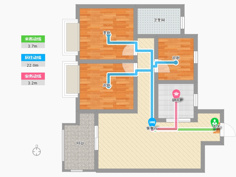 河南省-郑州市-滨湖国际城-71.20-户型库-动静线