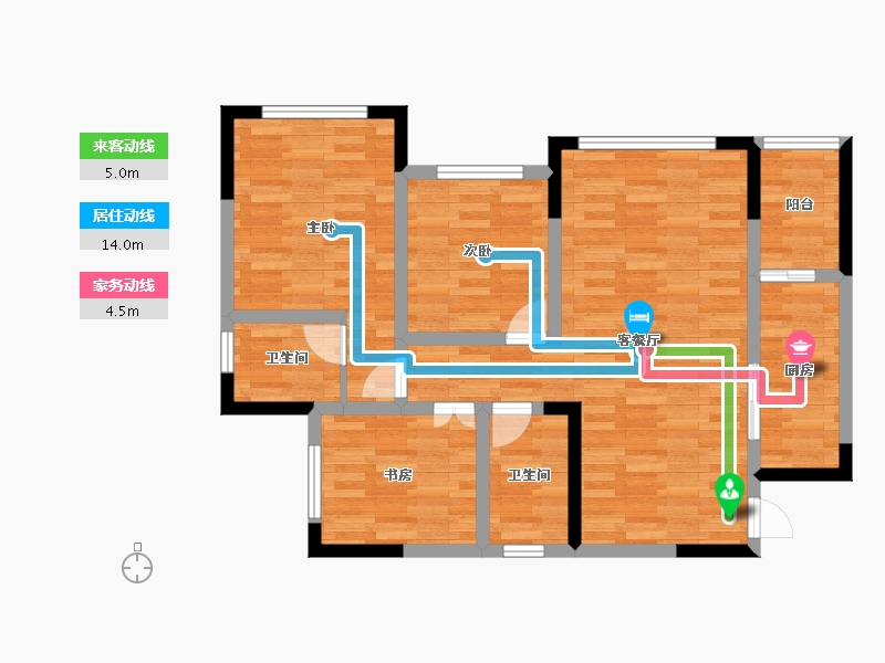 四川省-自贡市-未来城-78.71-户型库-动静线