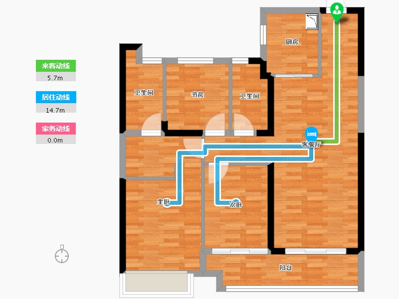 湖南省-长沙市-南山-82.26-户型库-动静线