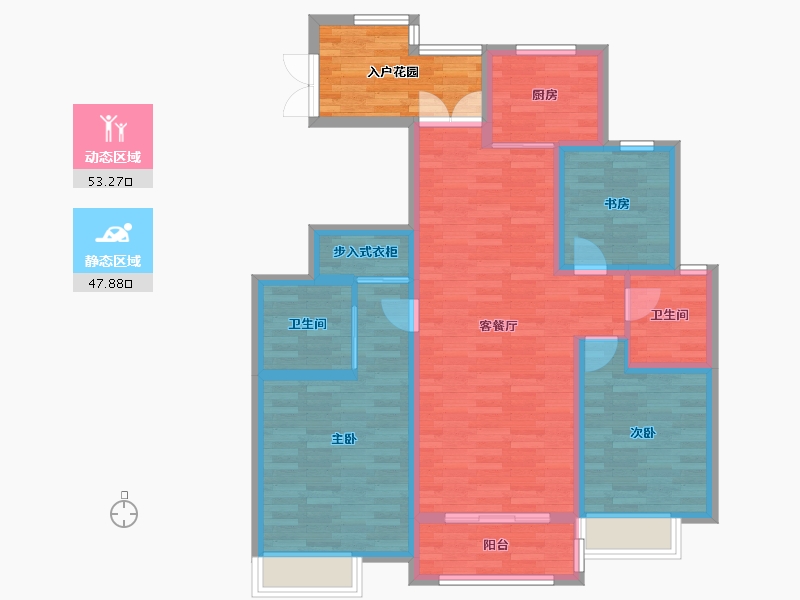 浙江省-台州市-东方-97.69-户型库-动静分区