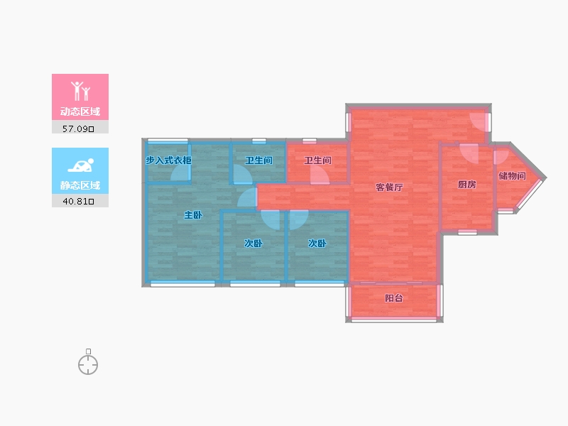 广东省-深圳市-海印长城-88.62-户型库-动静分区