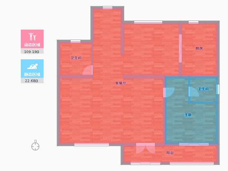 浙江省-杭州市-临安太湖源-120.64-户型库-动静分区