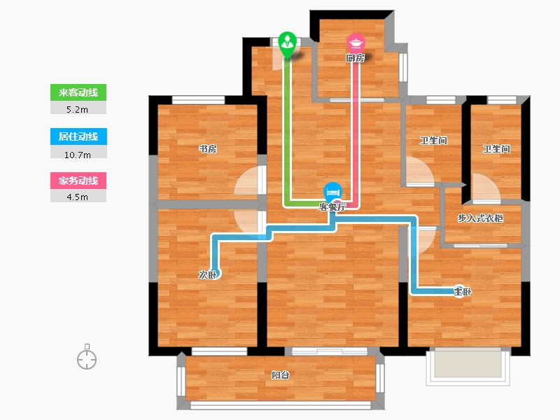 湖北省-宜昌市-长江首府-78.22-户型库-动静线