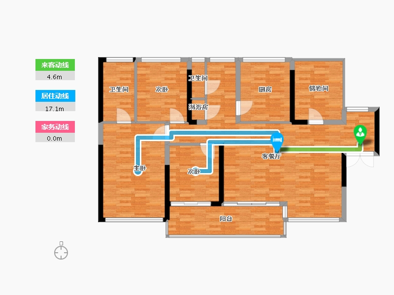 广东省-惠州市-惠东嘉旺城-113.21-户型库-动静线