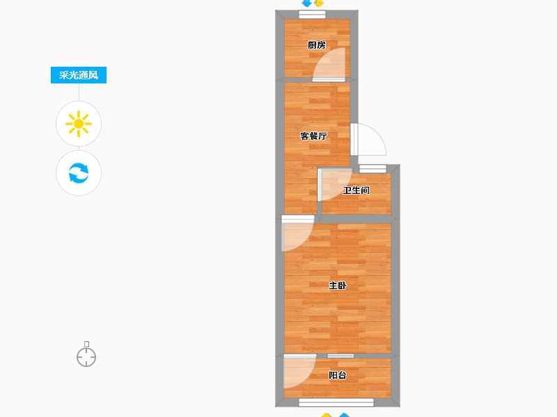 上海-上海市-老沪闵路790弄-28.06-户型库-采光通风