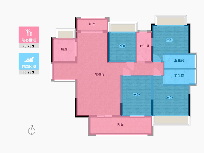 广东省-梅州市-正兴城-112.94-户型库-动静分区