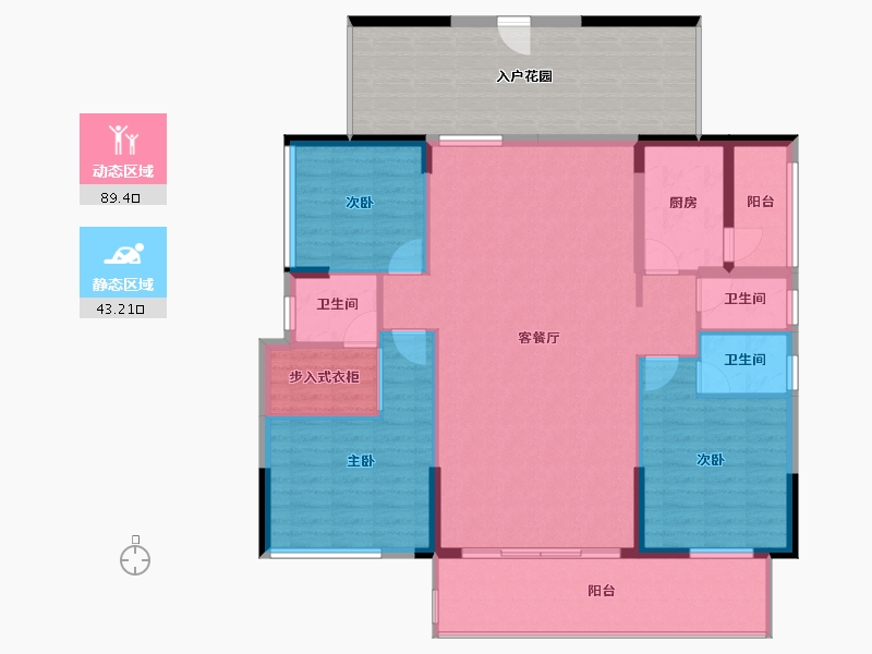 广东省-汕尾市-御景华府-142.20-户型库-动静分区